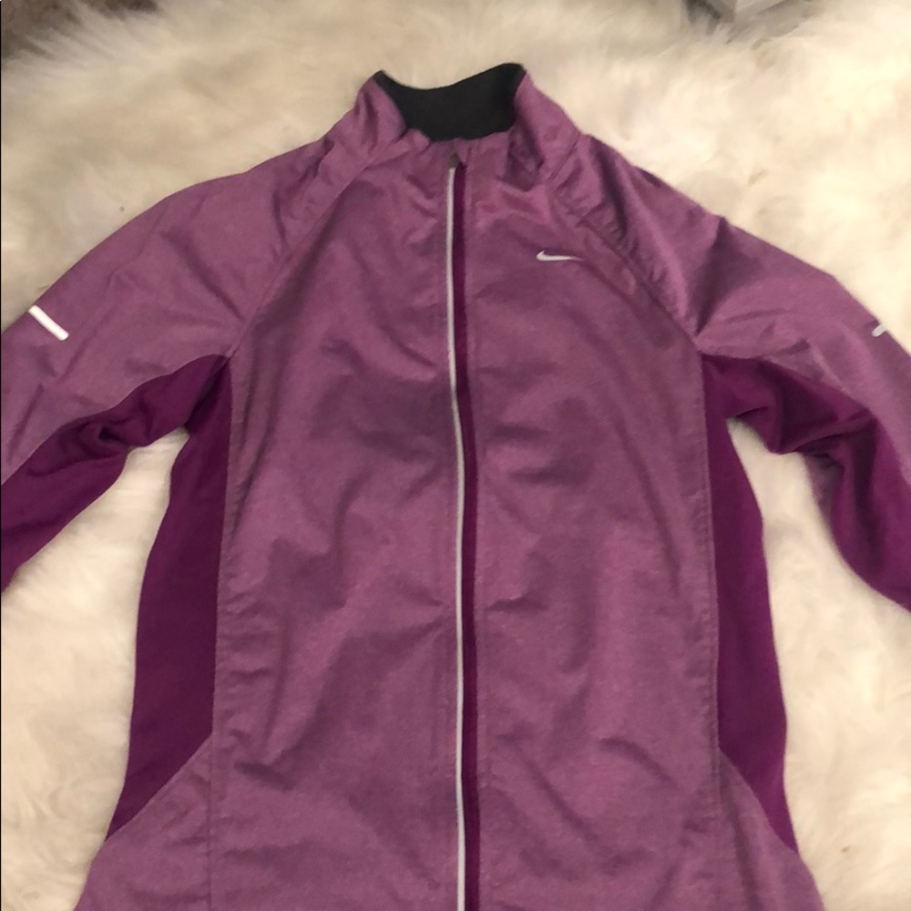 Nike Dri-Fit purple Zip up